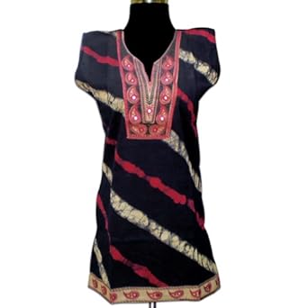 Handmade Jaipuri Print With Embroidered Patch Work & Sheet Mior From India 