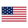 13-Star Spangled Banner 3ft x 5ft Sewn Nylon