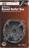 Electrical Boxes: Ace Weatherproof Round Outlet Box (31656)