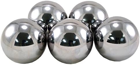 Gorilla Paracord Five 2" Inch Chrome Steel Bearing Ball (Pack of 5)