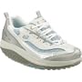 Women's Skechers Shape Ups Jump Start - White/Silver/Light Blue