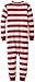 Hatley Baby Boys' Zip Up Coverall Candy Cane Stripes