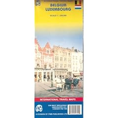 Belgium & Luxembourg Map by ITMB (Travel Reference Map)