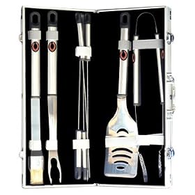 Chicago Bears Barbecue Set, 8 Piece Set with Storage Case