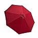 Apontus 39621 Replacement 8 Rib Umbrella Canopy, 9', Red