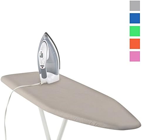 Green / 1 Deluxe Ironing Board Cover Pad Scorch Heat Resistant Coated 54" Ast Color New