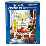Single Detail Page Misc - Camden Gate Apothecary Jar Set-3 Pc
