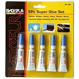 3g Tube of Super Glue, Bonds Anything In Seconds! Pack Of 5 Kitchen & Housewares