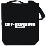 Canvas Tote Bag Black " PRODIGY Off-Roading " Sports