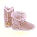 Love from Australia Lammfell Boots "Western Mini" pink