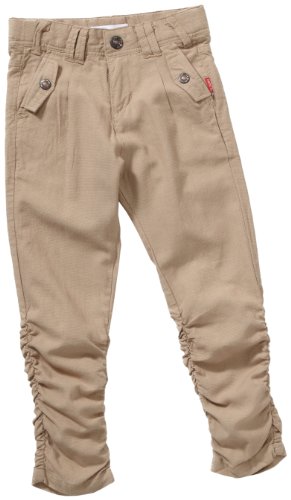 NAME IT M&auml;dchen Hose ELRIKKE KIDS CANVAS CHINO PANT 112, Gr. 134, Beige (ECRU) Preisvergleich