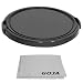 67MM Snap-On Lens Cap (for Camera Lenses with 67MM Filter Threads) + Premium MagicFiber Microfiber Cleaning Cloth