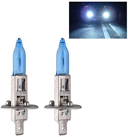 SINEDY 2x H1 6000K 12V Car Headlight 100W Shining Brightly