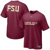 Nike Florida State Seminoles (FSU) Garnet 2010 Practice T-shirt