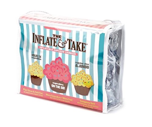 TrudeauSilvermark Inflate and Take Cupcake Carrier
