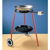 IMAGE OF Burner with rolling stand and 42cm Paella Pan
