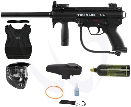 TIPPMANN A5 A-5 Paintball Marker Gun eGrip Armor Combo Package Set