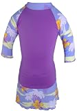 Tropical Breeze, UPF 50+, UV Protective 3 Piece Swimwear: 3/4 Sleeve Sunshirt (aka Rashguard), Matching Bikini Bottom, & Detachable Skirt