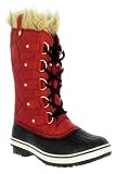 Sorel Womens Tofino,Chili Pepper-Black,7.5 M (Medium) US