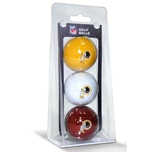 NFL Washington Redskins 3-Pack Golf Balls NFL Washington Redskins 3-Pack Golf Balls