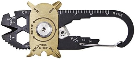 Pocket Multitool - 20 In 1 Edc Survival Keychain Tool