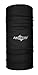 Hoo-Rag Solidz Black Seamless UPF 30 High Performance Moisture Wicking Bandana Made of 100% Polyester Microfiber