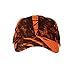 KC Caps® Mossy Oak Break Up Unisex Low Profile Neon Orange Brushed Canvas Camo Hunting Cap