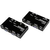 StarTech.com VGA Video Extender over Cat 5 with Audio - Up to 500ft (150m) - VGA over Cat5 Extender - 1 Local and 1 Remote