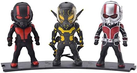 VISTON 9cm Anime Ant-Man Action Figure Toy PVC Ant Man Figure Model(3pcs/lot)