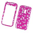 HTC Touch Pro 2 CDMA Rhodium (Verizon) Snap On Protector Hard Case Glitter Stars Pink