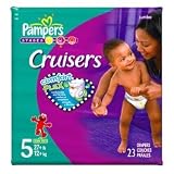 Pampers Cruisers Comfort Flex-Count, Size 5, 23-Count (Pack of 4)