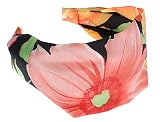 L. Erickson USA Scarf Headband - Botanical 100% Silk Print