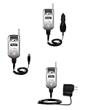 Deluxe Kit for the Motorola V276 includes a USB cable with Car and Wall Charger - Gomadic Brand w/ TipExchange Technology