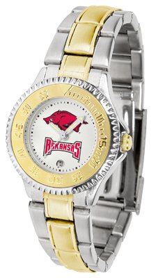Arkansas Razorbacks UA NCAA Womens Competitor Two-Tone Watch