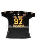 Black No. 97 Game Used Michigan Russell Football Jersey