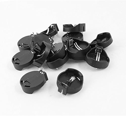 15 Pcs Coin Button Cell Battery Holder Case for CR2032 CR2025