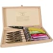 Laguiole Pierre Dubost Multicolor Pearlescent Steak Knives Guaranteed Authentic