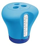 Floating Pool Chlorinator & Pool Thermometer Combo