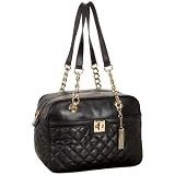 DKNY Quilted Leather Turn-Lock Satchel