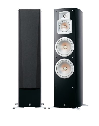 Yamaha NS 777 Stand Lautsprecher System (3-Wege Bassreflex, Waveguidehorn, 100W) klavierlackschwarz, 1 Stueck
