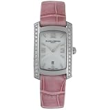Pink Watch With Diamonds, Baume and Mercier Hampton Milleis Diamond Pink Ladies Watch 8683