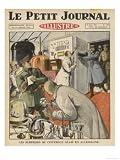 German Scientists are Discovered Making Poison Gas and Other Chemical Weapons Art Giclee Poster Print, 12x16