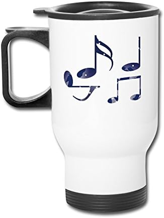Fashion Design Music Note White Mug