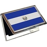 El Salvador Flag Business Card Holder