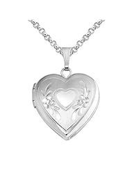 Engraved Heart Locket
