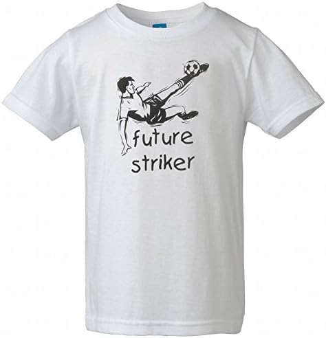 Gear For You Future Stricker Infant/Toddler Tee White/Black 4T