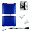 2-Tone Stand Alone apple ipod Cover Case Protector for Apple iPod Touch 8GB 16GB 32GB 64GB 3rd Generation iTouch MP3 Player + Includes a 2 in 1 USB Travel Charger Set Home, USB Car Charger + Includes a 4-inch ebigvalue TM Determination Hand Strap and a Mirror Screen Protector For your iPod