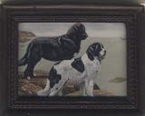 Dollhouse Artwork Framed Print of Newfoundland Labradors