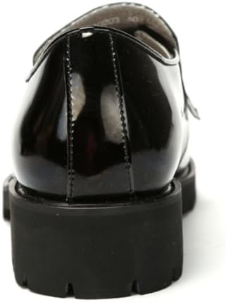 KLUOT Mens Stylish Black Chukka Casual Work Tussel Shoes Slip Ons Flats 39 EU