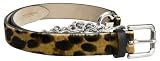 Dolce & Gabbana 90cm Leopard Print Ponyhair Chain Link Belt BC1846-A7726-89907-90